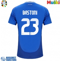 Italija Alessandro Bastoni #23 Domaci Dres EP 2024 Kratak Rukav